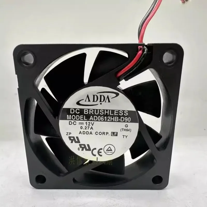 ADDA 6015 AD0612HB-D90 DC12V 0.27A 60*60*15MM용 새 CPU 팬 썸네일 4