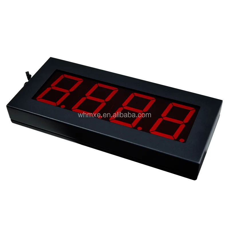 

8-inch Single Color Outdoor LED Display for Clock and Temperature Sign with GPS and Red LED Time Display