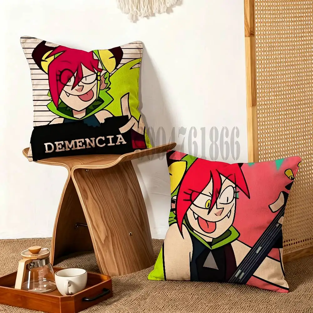 D-Demencia Anime Celebrity Merchandise All-Match Printed Pillow Case Sofa Car Office Room Decoration Protector