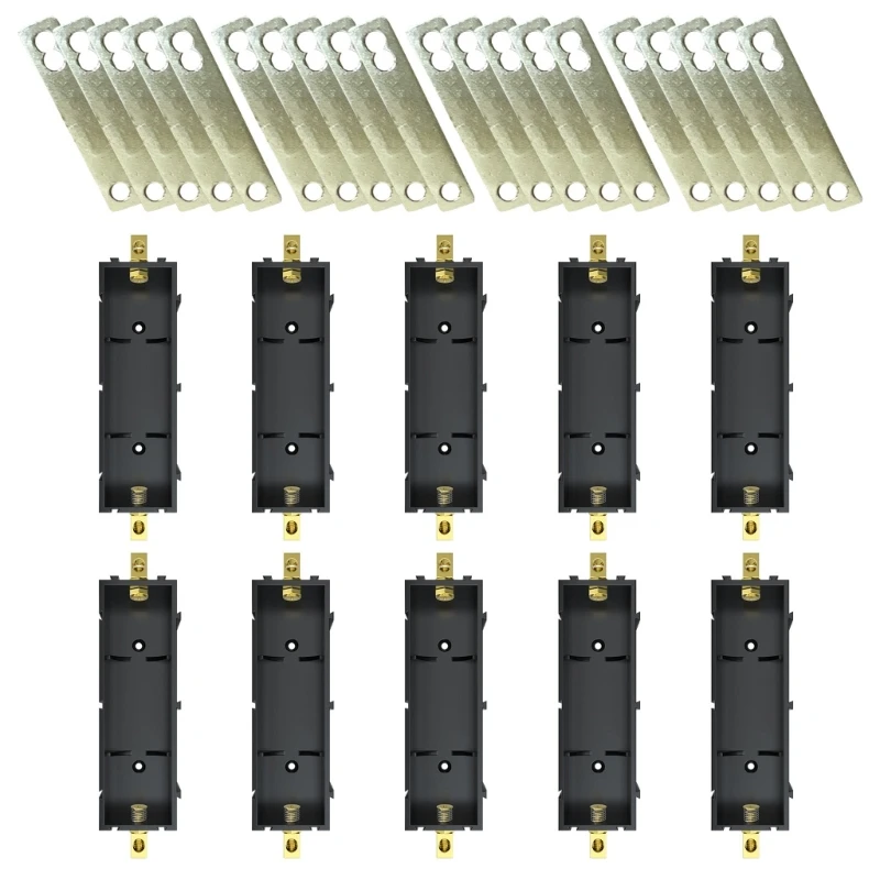 Solderless Battery Case Holder Box Convenient and Safe 18650 Battery Assembly Solution for DIY Electronics