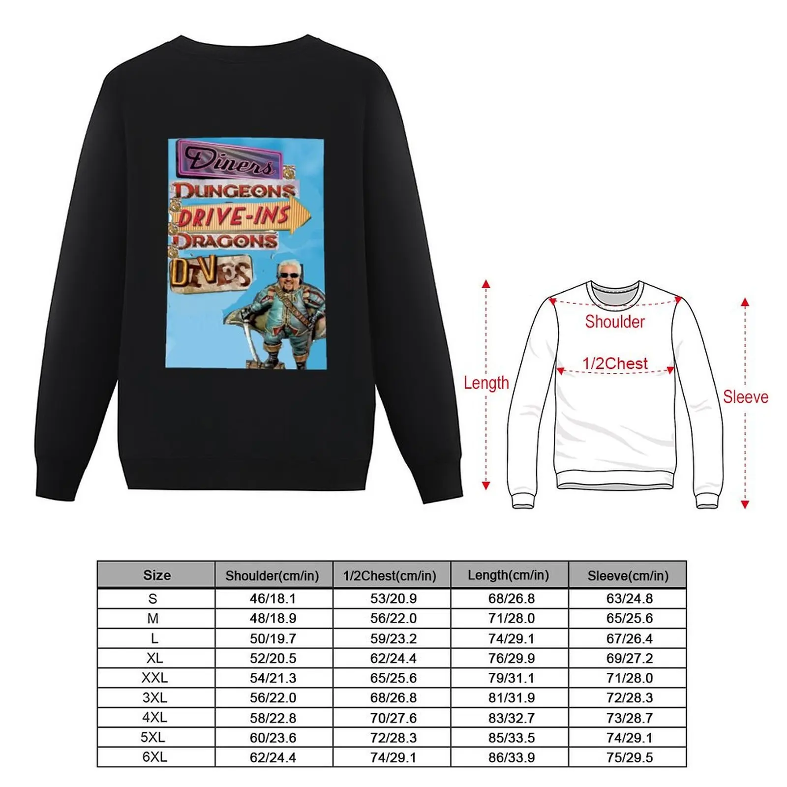 Diners Dungeons Drive-Ins Dragons Dives البلوز الرجال الملابس النمط الياباني الرجال قميص العرق مجموعة بلوزات للرجال
