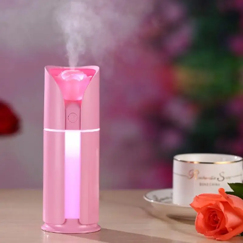 L8RE CAR ROSE ROSE Цветочный воздух Увлажнительное масло диффузор Mini USB -аромат