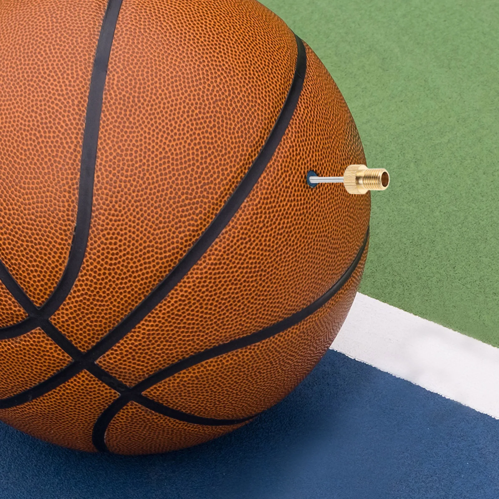 

10Pcs Metal Inflation Needles for Balls Heavy Duty Stainless Steel Basketball Football Pump Needle Replacement Sports Gear