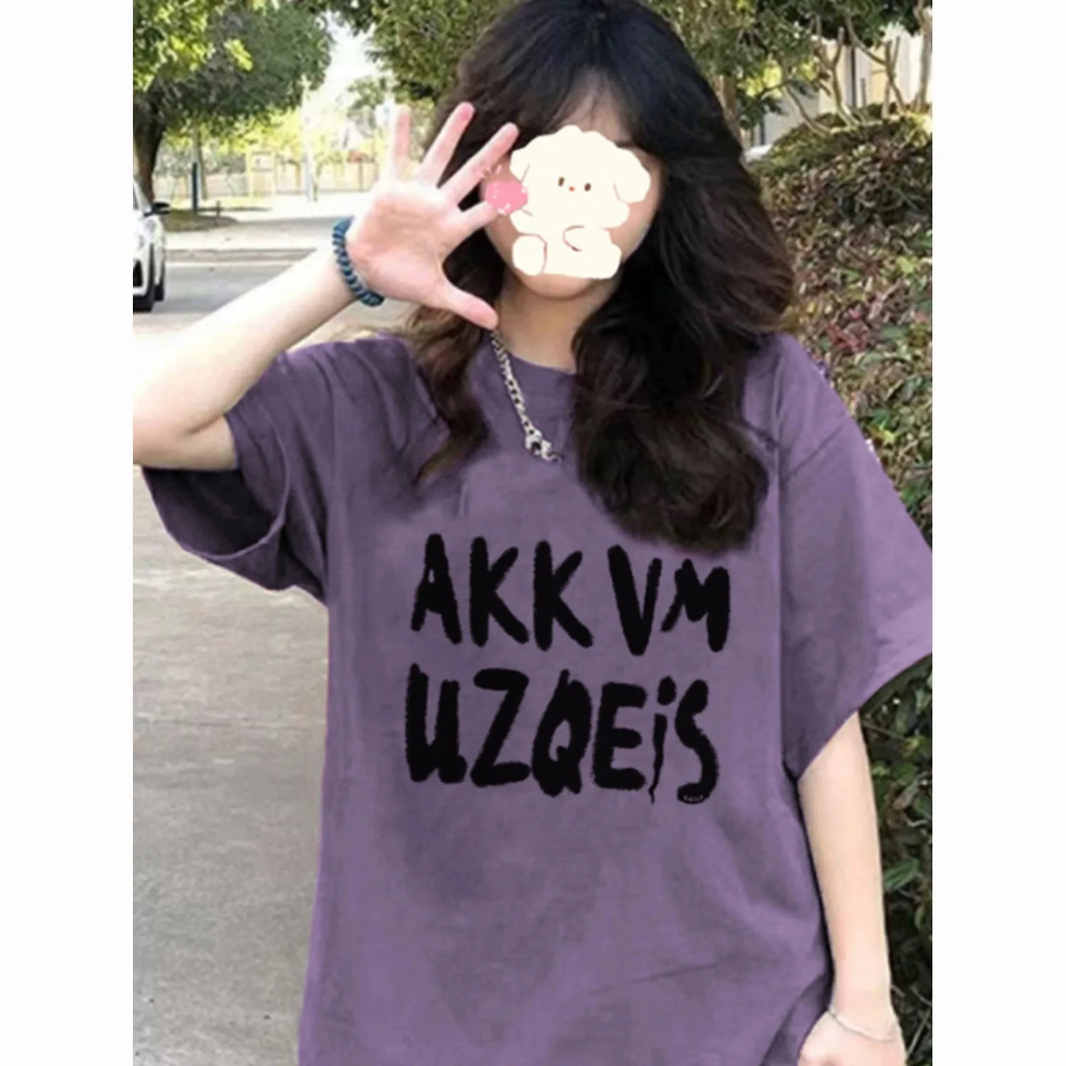 

Short Sleeve T-Shirts Womens Petite Friendly Design Slim Fit Cotton Tops Summer Casual Breathable Soft Trendy Youth Feminine