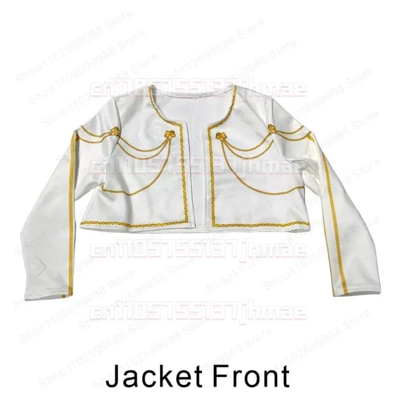 2025 Movie Demon K Pop Zoey Cosplay Costume for Halloween Carnival White Hunters Jacket Vest Skirt Three Pieces Uniform Set