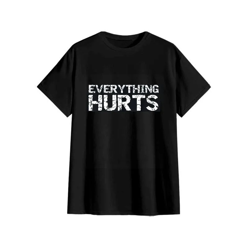 Camiseta con eslogan divertido para hombre, camiseta informal de verano con estampado gráfico de todo dói, ropa de calle de gran tamaño