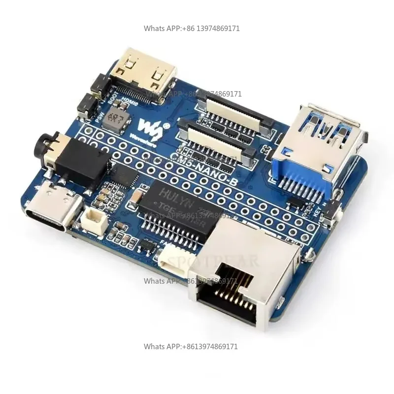 CM5 Mini Base IO Board NANO B Development For Compute Module 5 Waveshare CM5-NANO-B