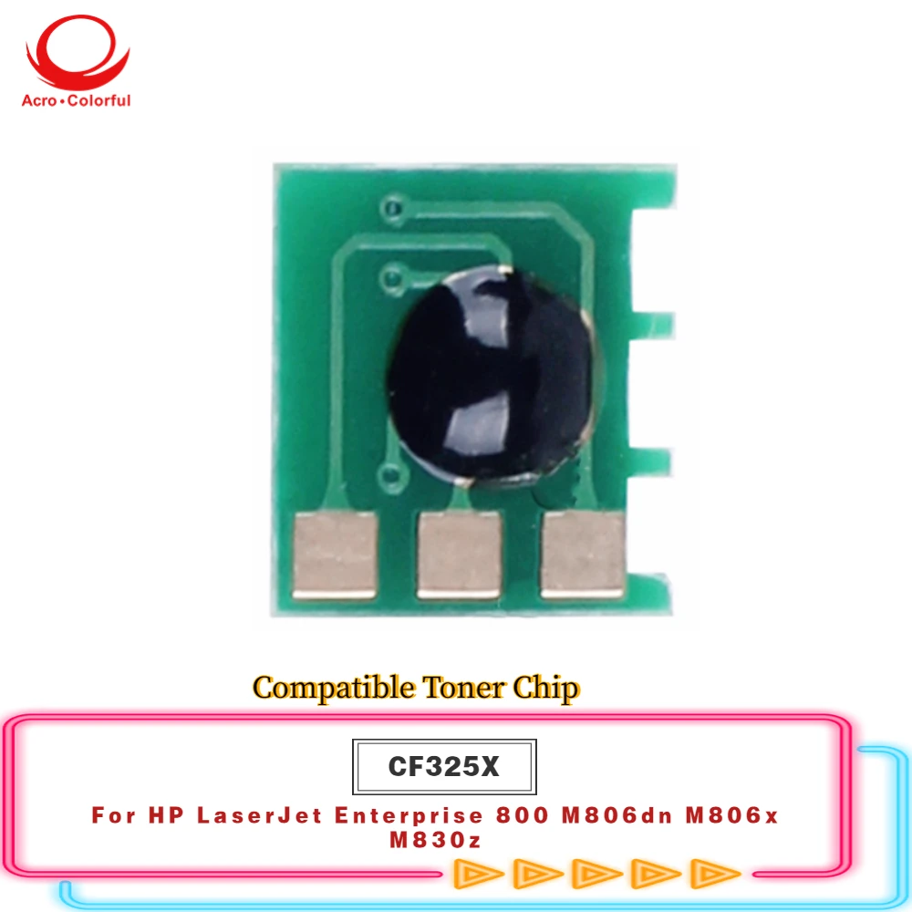 

Совместимый чип CF325X 34,5 K, подходит для принтера HP LaserJet Enterprise 800 M806dn M806x M830z