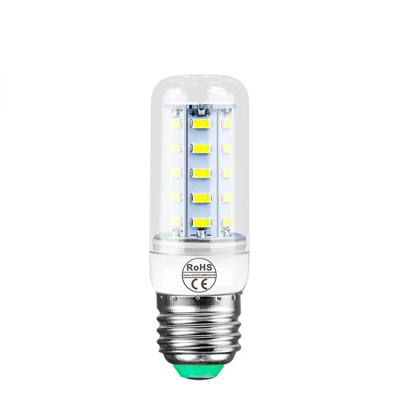 10PCS  5730Lampada LED Bulb E27 220V 240V  Focos Bombillas LED Lamp Warm White Corn Lamparas Spot Light Tube Home Lighting