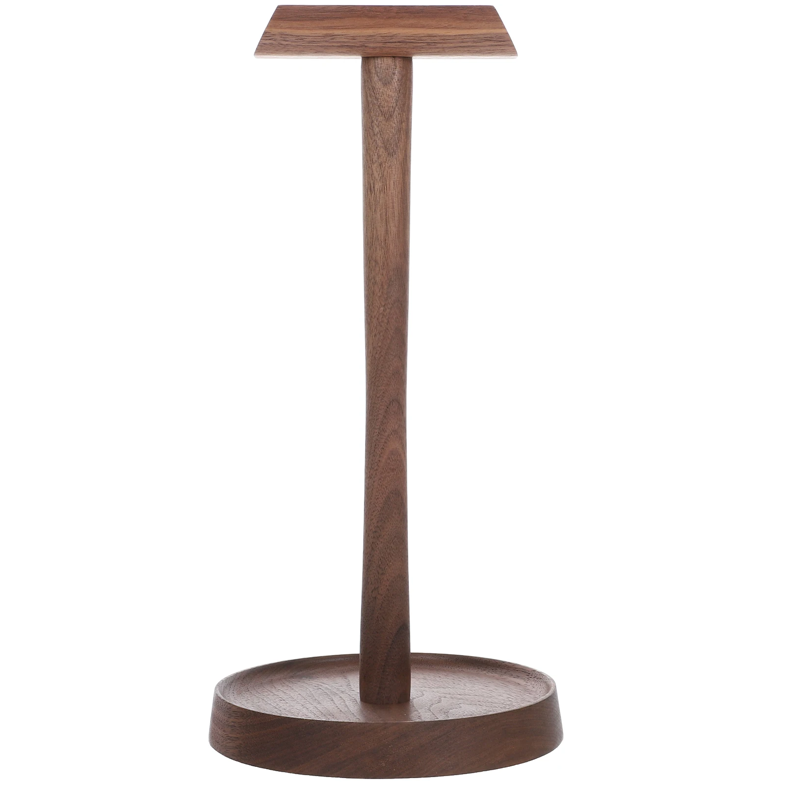 

Solid Wood Stand Headphone Accessories Black Walnut Desk Headset Holder Gaming Rack Storage Organizer Tabletop