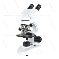 6000X-20000X Biological HD Microscope Digital LED Lab Compound Microscope with Wide-Field 10X and 50X Eyepieces for Lab