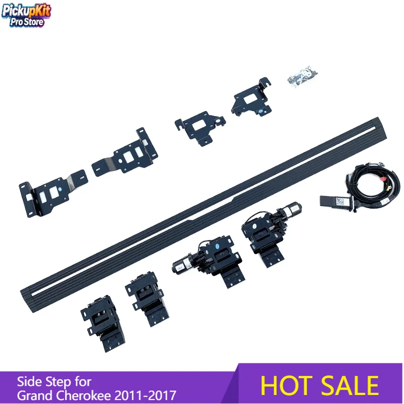 

Премиальные автоматические электрические выдвижные подножки с защитой от защемления и столкновений для Grand Cherokee 2011-2017