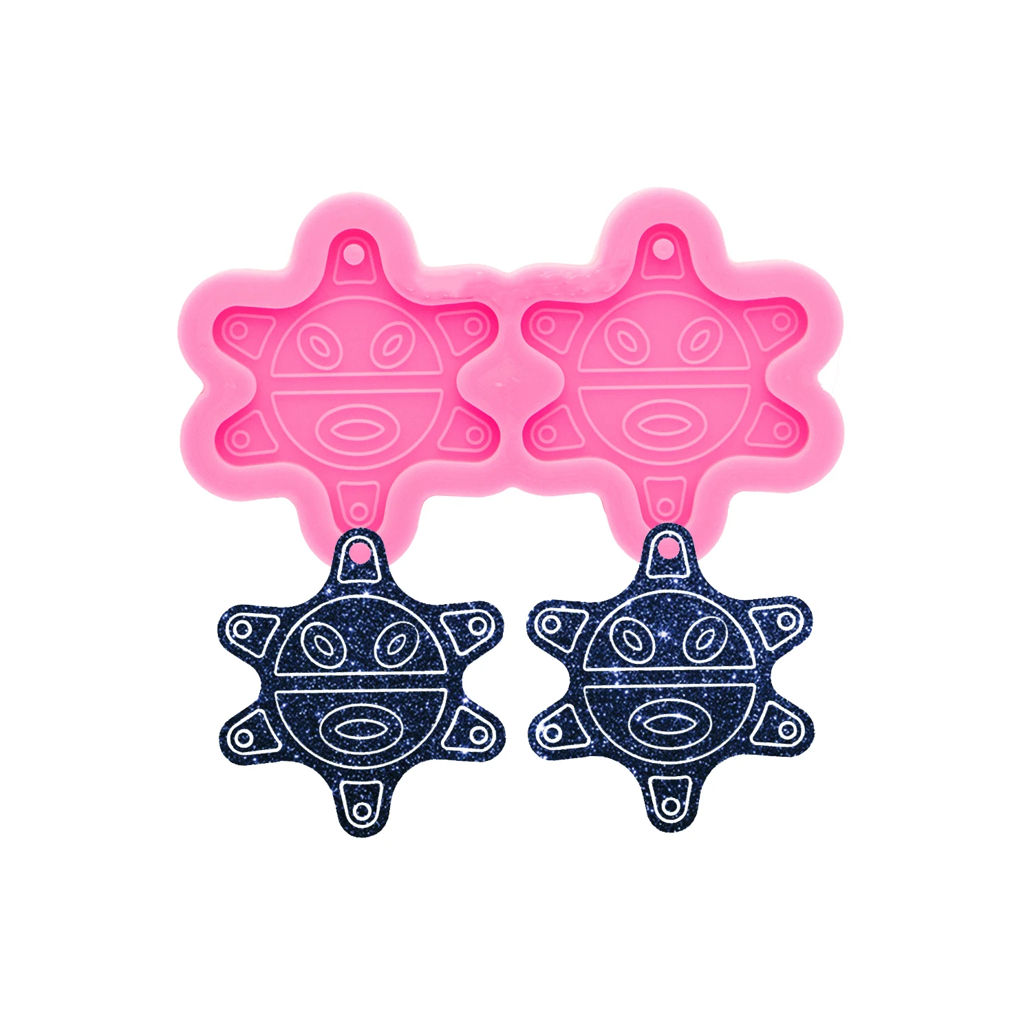 Leaf Earring Silicone Mold for Epoxy Resin DIY Pendant Charm Jewelry Craft Making Supplies