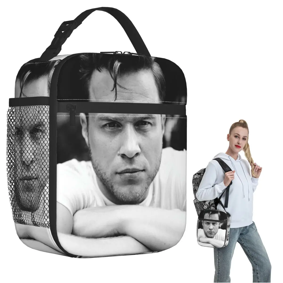 Olly Murs Insulated Lunch Bag for Women Kids Leakproof Food Boxes Thermal Lunch Box Tote