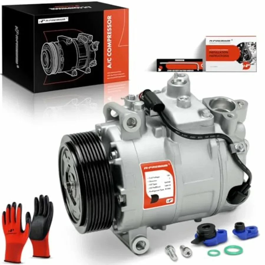 HighPerformance A C Compressor with Clutch Designed for Reliable Cooling in Luxury Sedans Compatible with BMW 535i and 535xi Mo