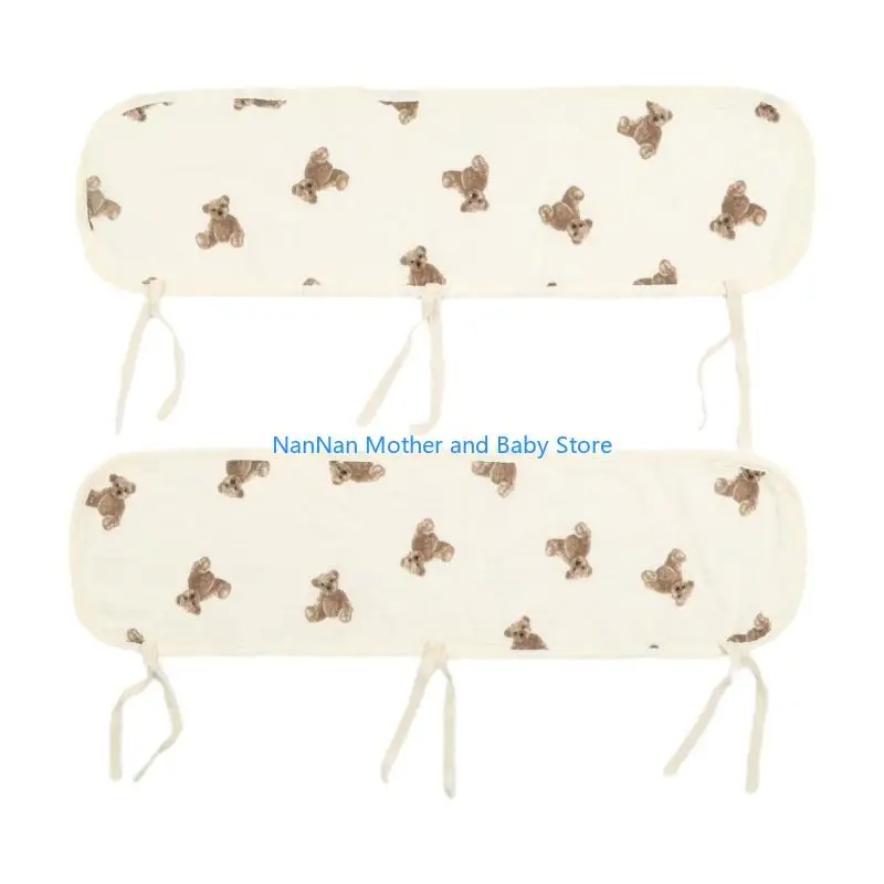 

Wrapped Cover Thicken Crib Guard Baby Crib Cover Protector Set