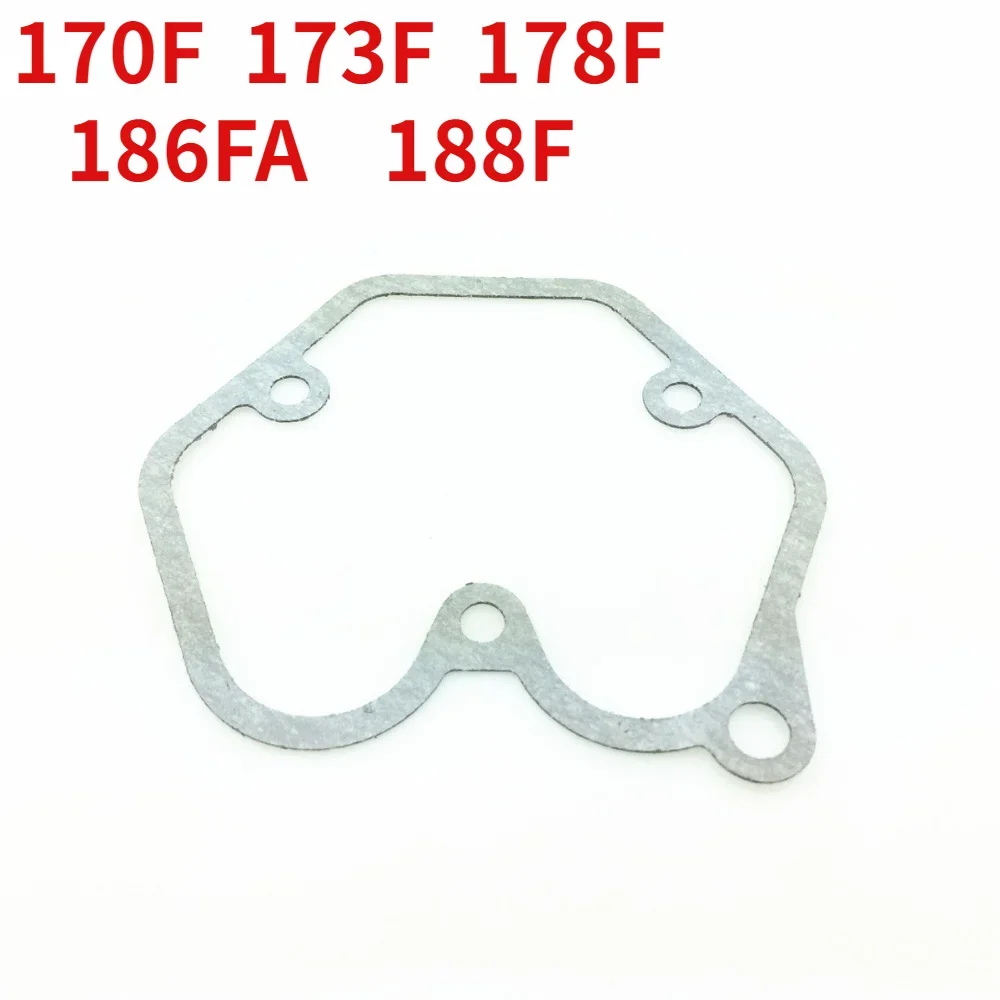 5pcs For Air-cooled Diesel Engine Parts 170F 173F 178F 186FA 188F Decompression Head Intake Pipe Cylinder Head Cover Gasket