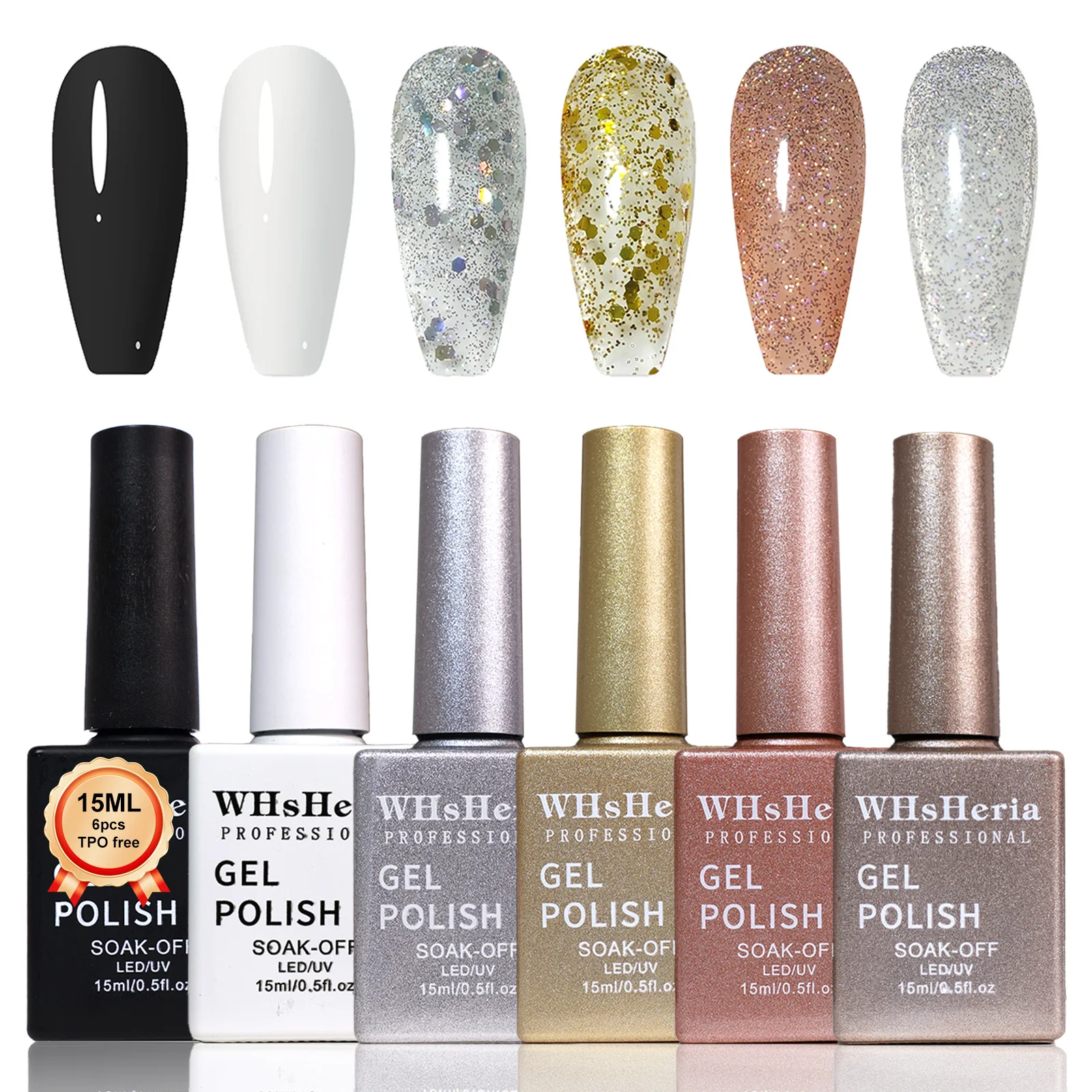 

Набор гель-лаков, 6 шт., 15 мл, Hema Tpo Free FallHalloween Nails, УФ-отверждаемый, коричневый, красный, наборы ShimmerCollection DlY Salon, подарок для женщин