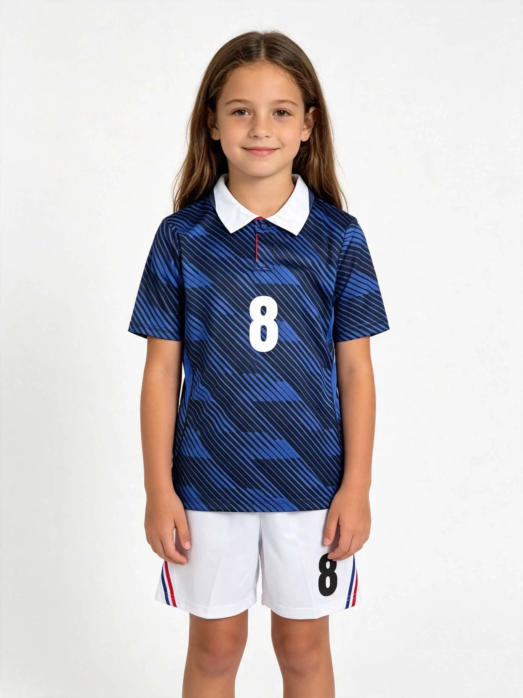 26/27 Unisex Blank Soccer Jersey Set, Kids & Adults Training Uniforms for WHITE    School Sports, Running & Team Events view 4