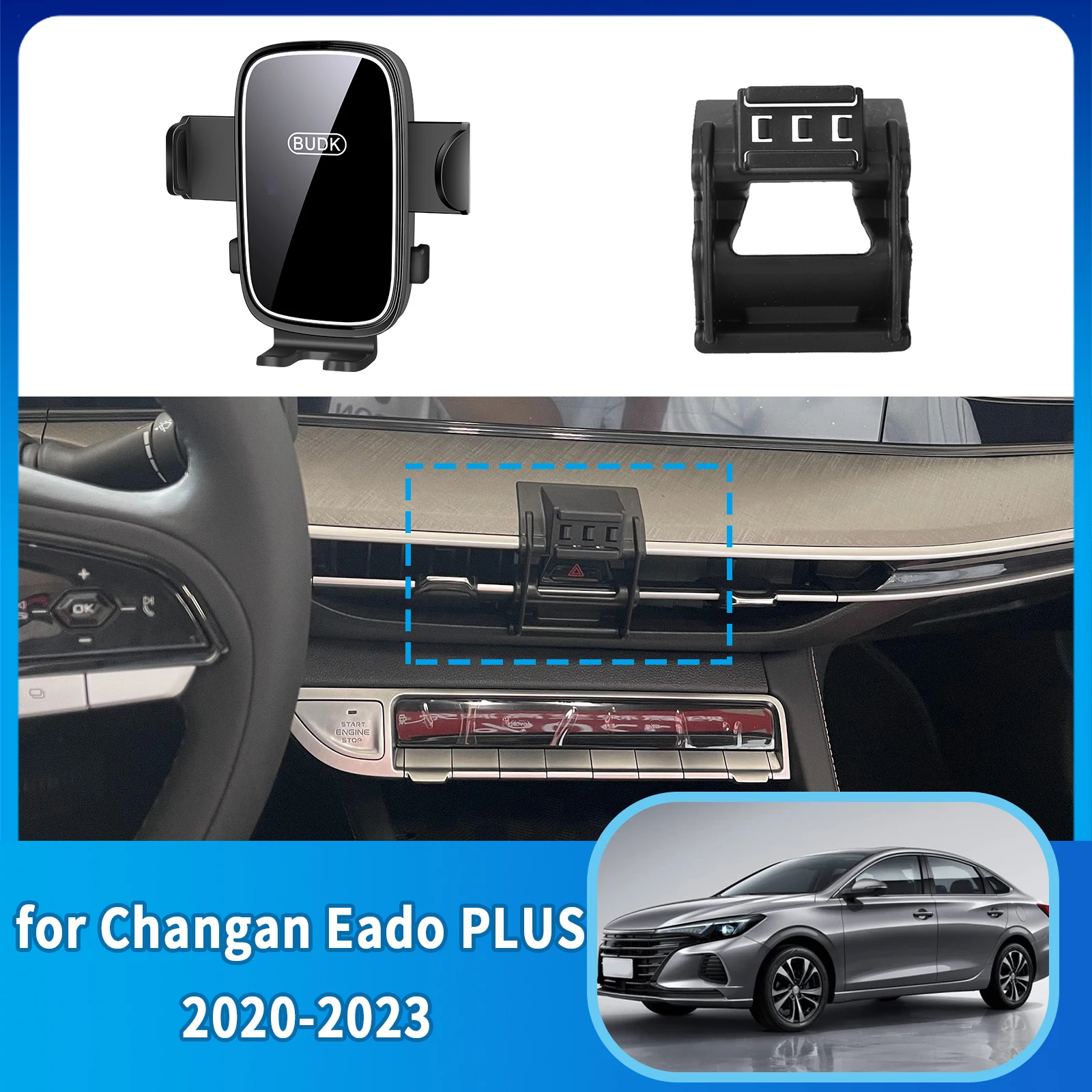 

​​fit for Changan Eado PLUS 2020~2023 Custom Fit Phone Holder Mount Dashboard Screen Base No Drill Car​​ accessoires