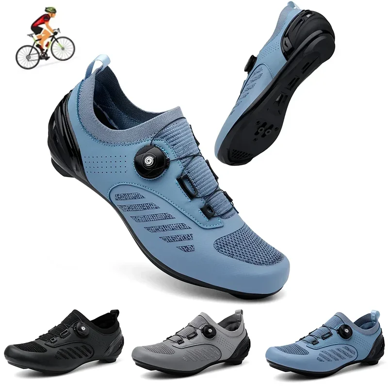 

Велосипедные кроссовки унисекс для шоссейных велосипедов, мужские и женские гоночные кроссовки с самозащелкивающимися шипами SPD, обувь для шоссейного велоспорта.