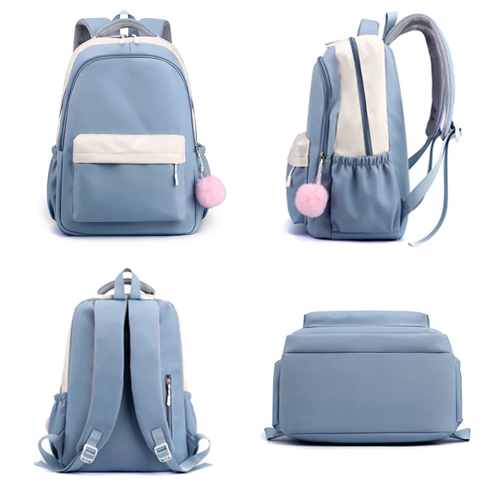 Cute Hamster Pattern Backpack Cartoon Harajuku Schoolbag High Quality Large Capacity Zipper Backpack School Backpacks