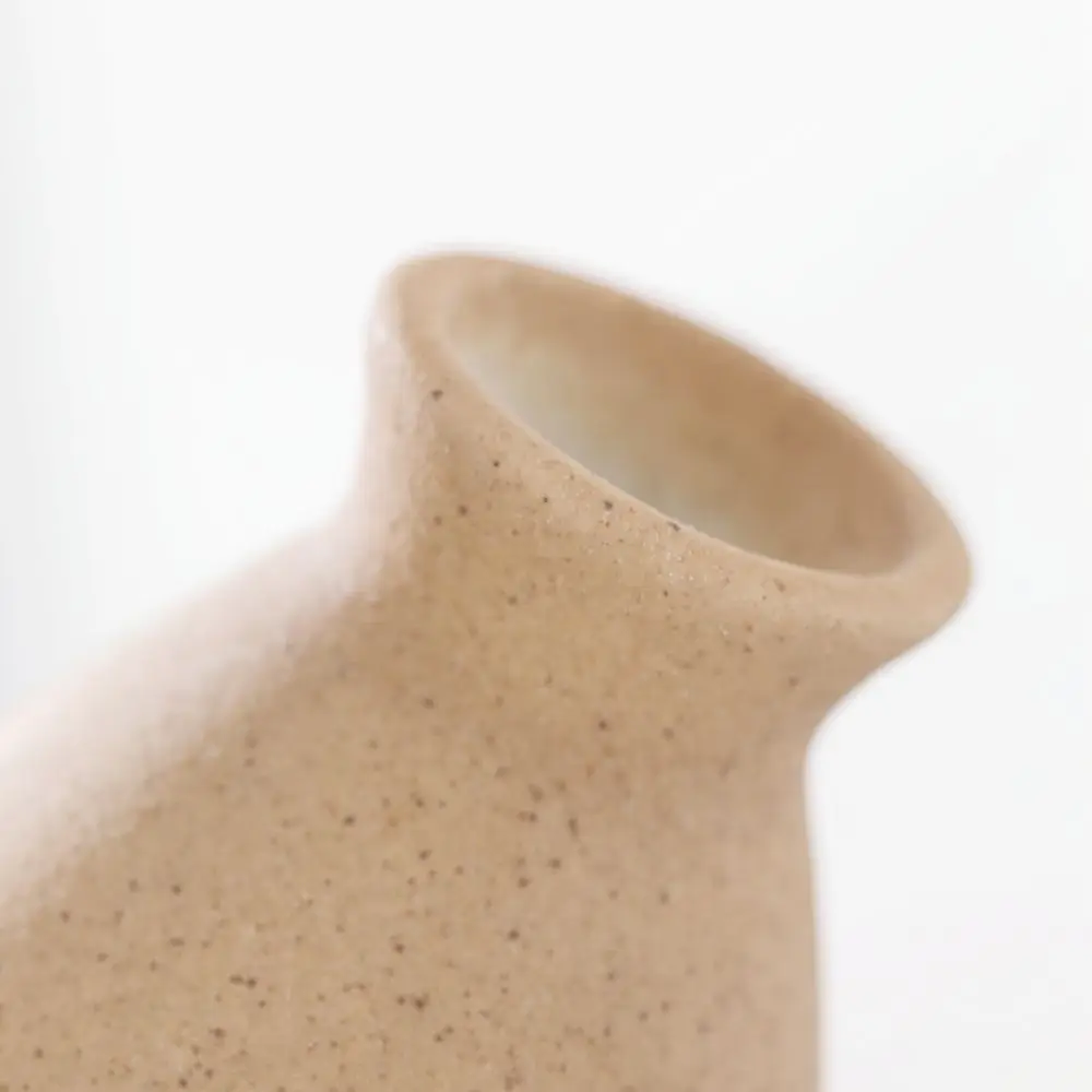 Matte Ceramic Vase Modern Decorative Flower Container Nordic Morandi Color Tabletop Ornament For Living Room Decor Home