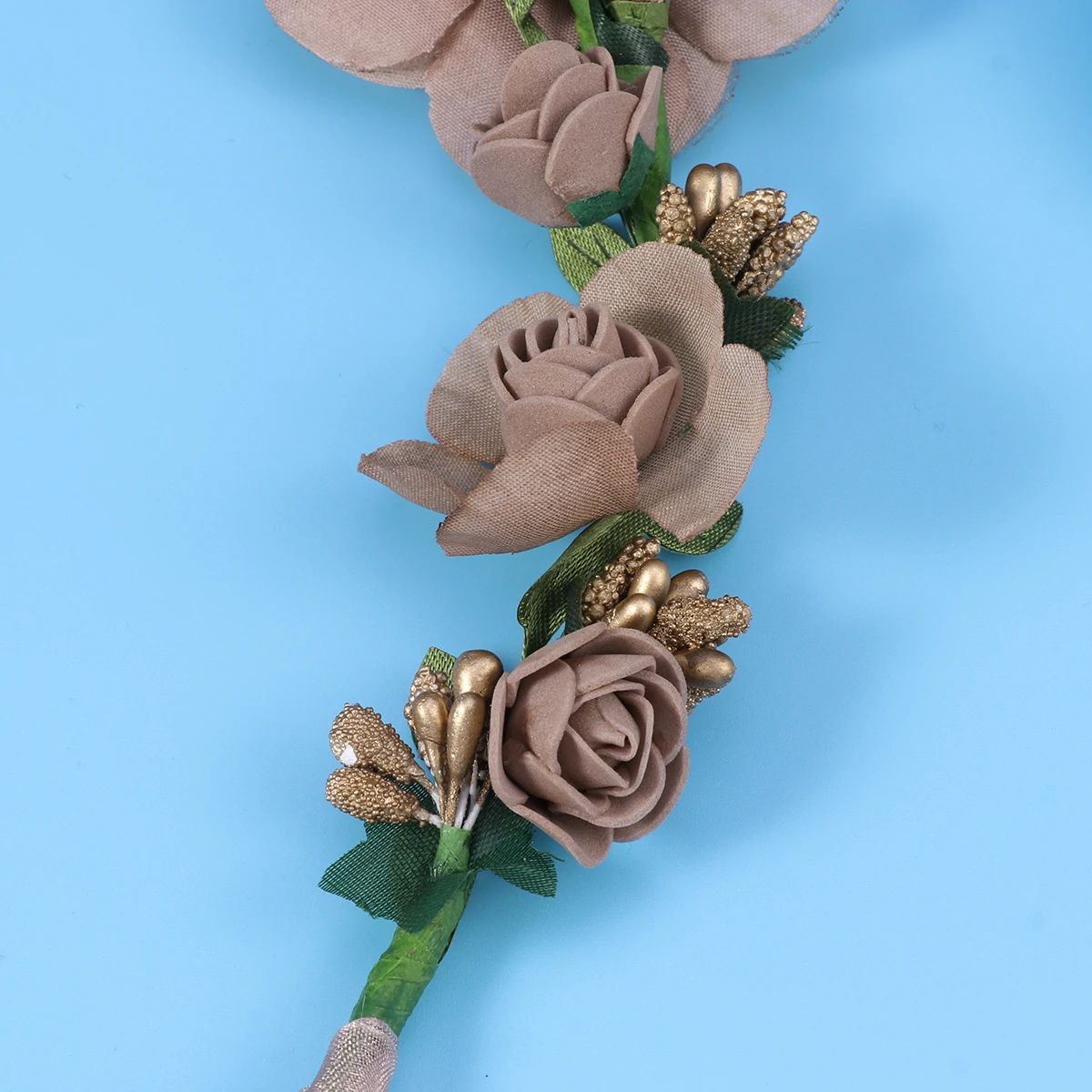 

Hair Accessories Simulated Flower Headdress Headband for Bridesmaid Straw Wreath Floral Crown Garland Wrist Miss