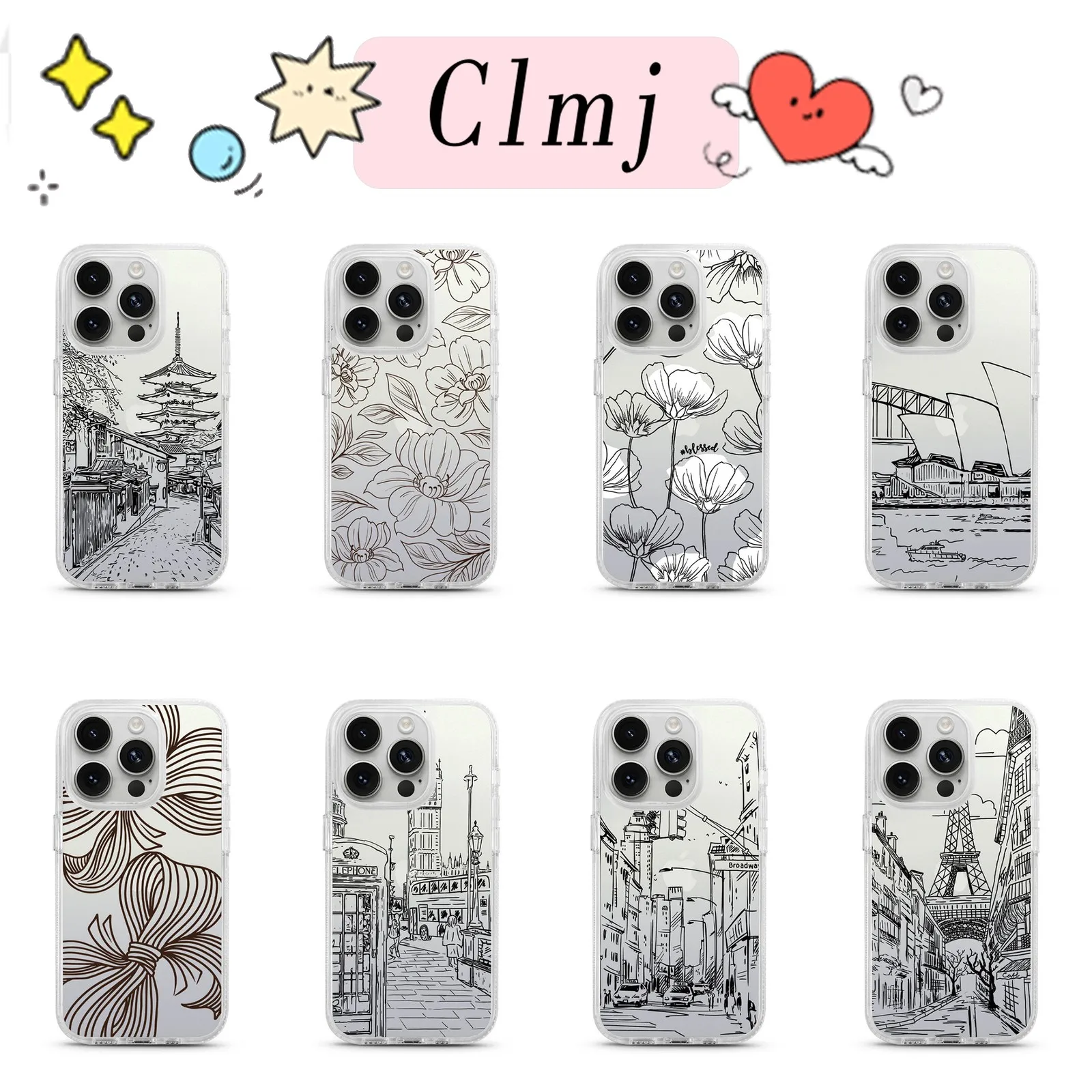 Creative black line Phone Case For Samsung Galaxy A27 A37 A57 A16 A07 A17 A36 A26 A56 A55 A35 A25 A15 A05s A54 A24 A14 4G 5G