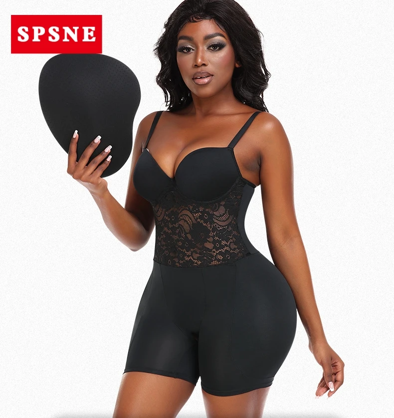 

The new plus-size bra Shape-and-Hips lace body-hugging halter one-piece corset as Colombianas Tummy Control Body Shaper