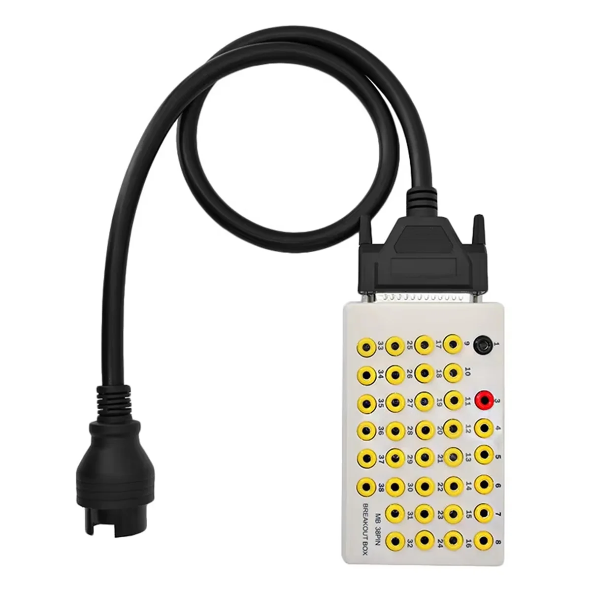 A79G New 38 Pin OBD Breakout Box OBD2 Line Signal Tester Protocol Detectors CAN Data Link Diagnostic Tool for Car