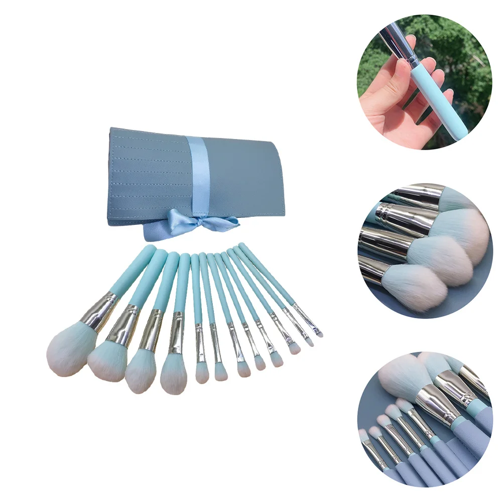 12-teiliges Make-up-Pinsel-Set, Premium-Tools, Lidschatten, Concealer, Foundation, Rouge, langlebig, professionelles Make-up-Zubehör