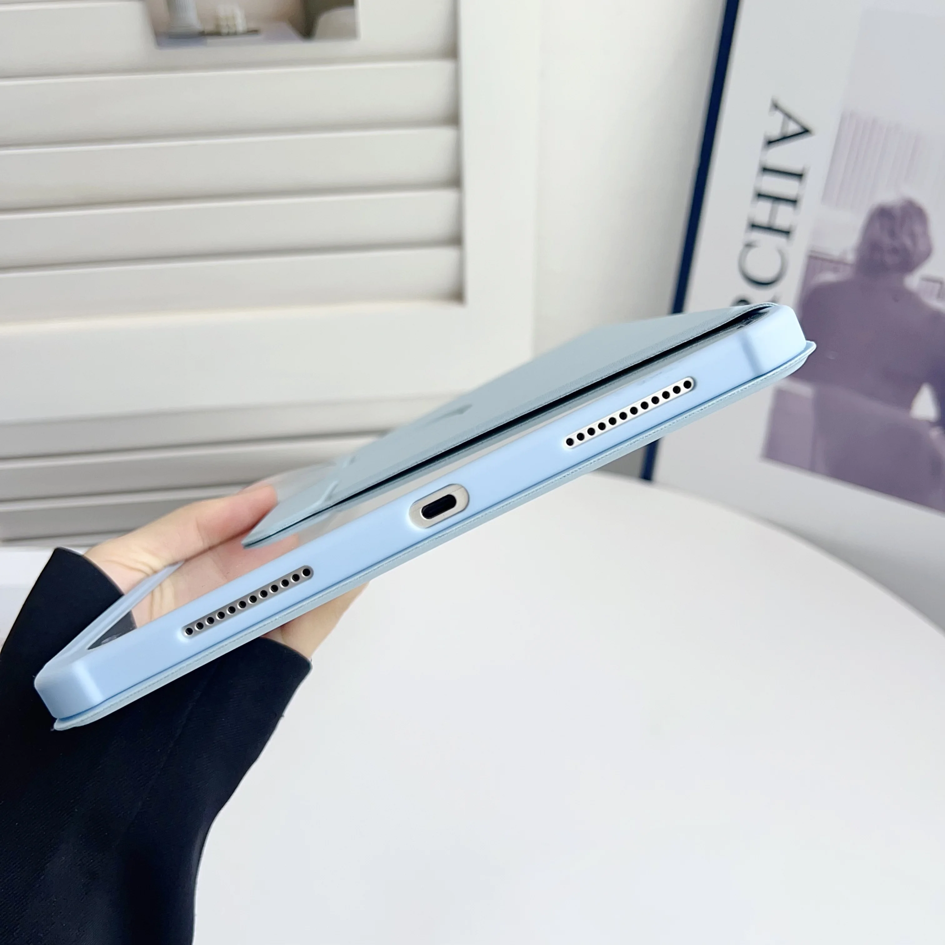 Case for iPad Pro 11 M5 M4 4th 3th 2th 1th Air 11 5 4 3 2 1 Stand Acrylic Tablet Cover for iPad 10.2 9.7 mini 7 6 with Pen Slot