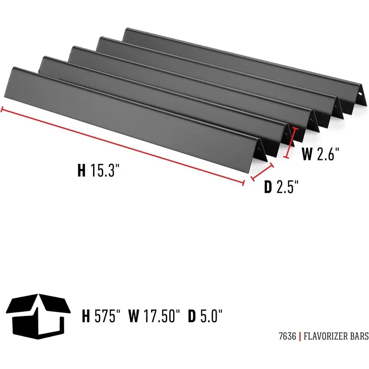 Replacement Flavorizer Bars, 15.3