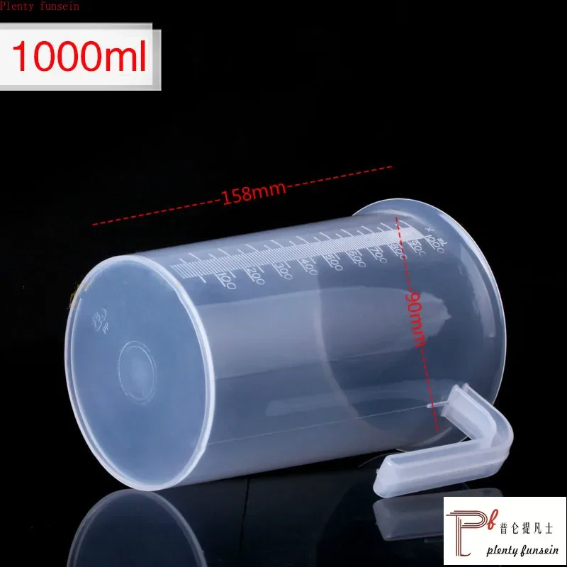 Taza medidora de té de la leche de plástico especial, 2 uds., con cilindro medidor graduado de mililitros