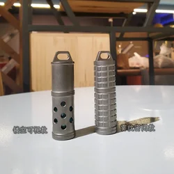 EDC Titanium Alloy PEI Paracord Beads Perfume Storage Box EDC Toys Outdoor Tools