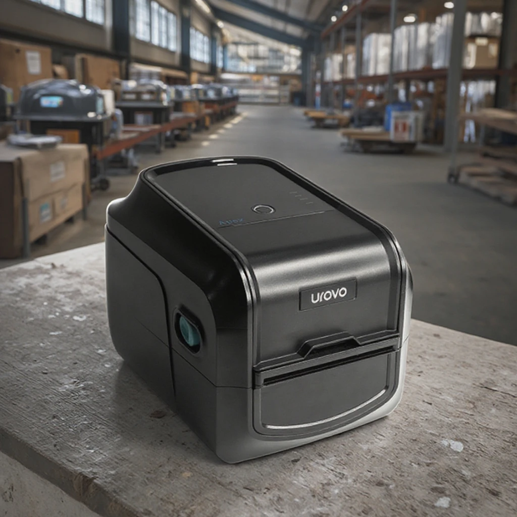 D8120 Thermal Transfer Printer 203dpi Barcode Label USB Interface Thermal  Sticker Printer