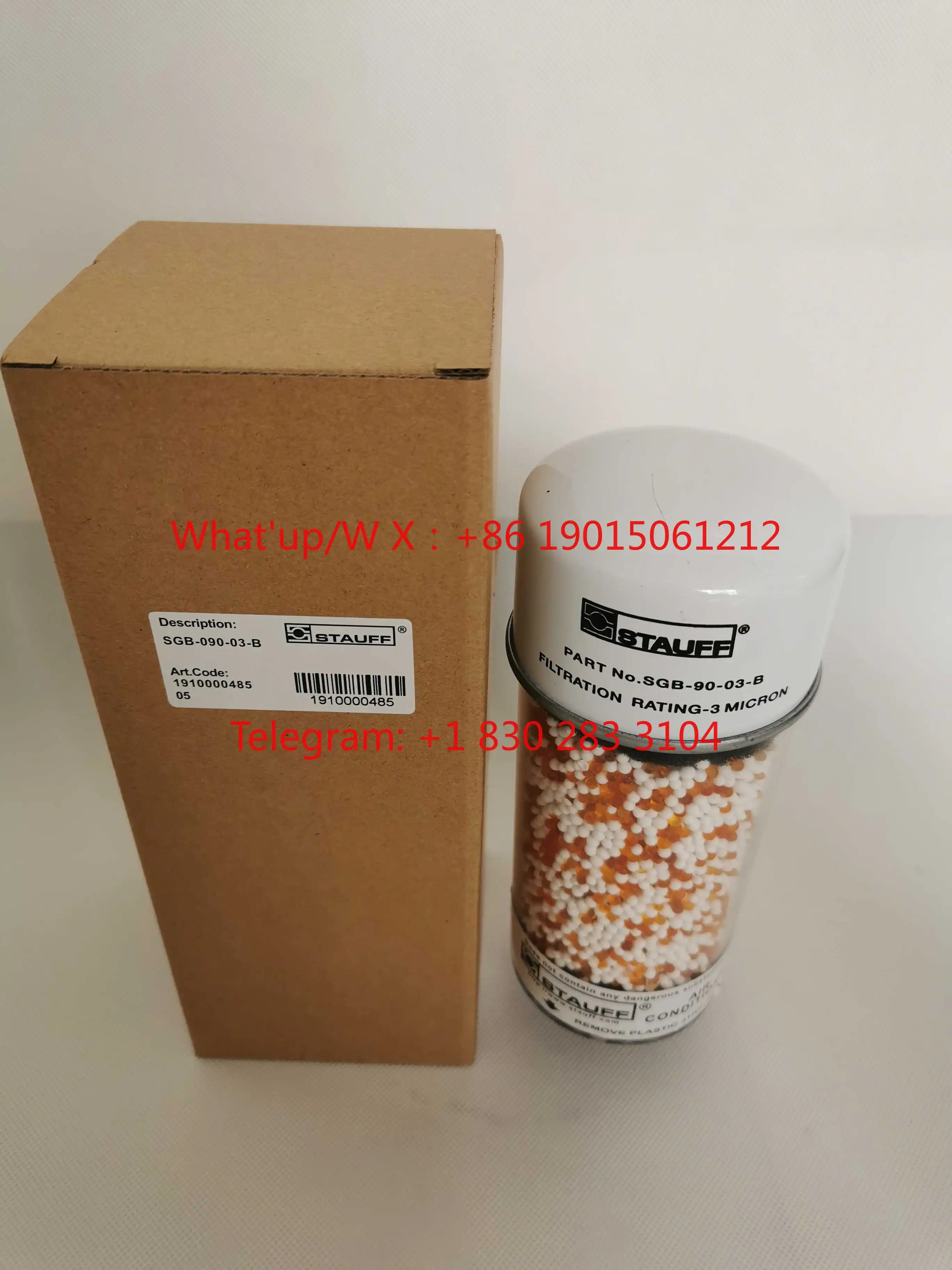 Respirator, Moisture Absorbent Filter SGB-90-03-B Color Changing Silicone