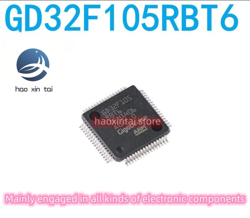 

10pcs spot shot GD32F105RBT6 LQFP64 new original to provide one-stop component BOM table