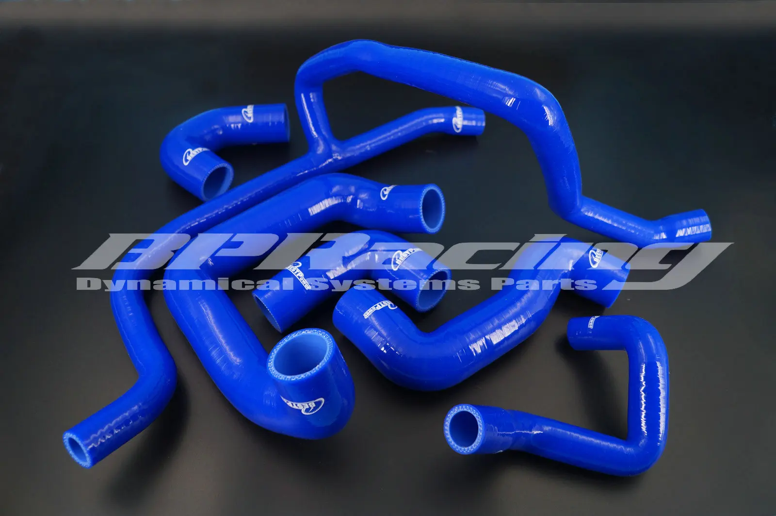 Silicone Radiator Coolant Hose BlueFor BMW E30 M20 325/325i 1989 - 1992  BLACK/blue