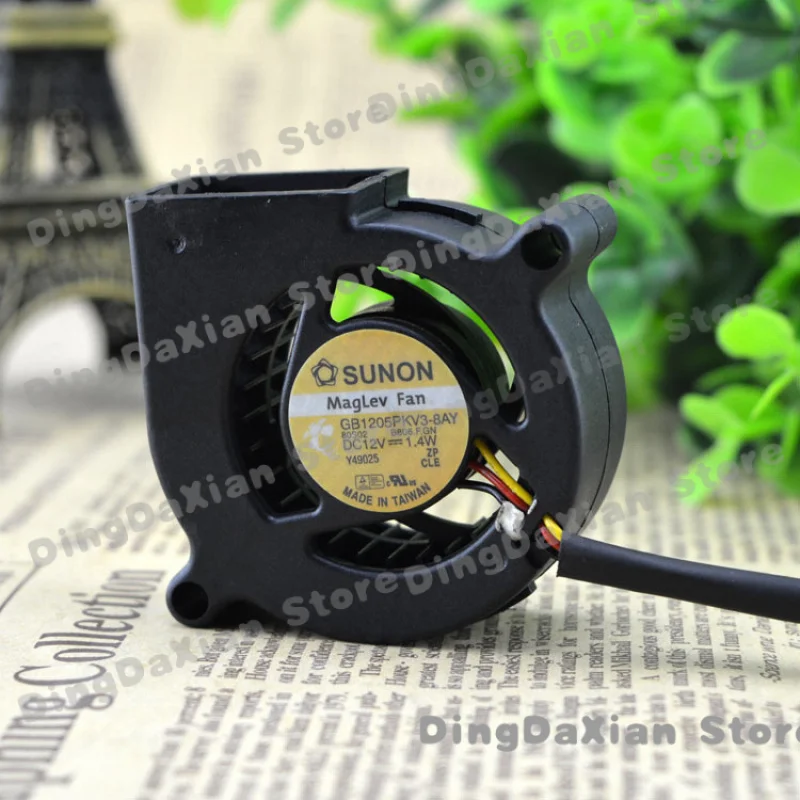 D 1PCS DC12V 1.4W 3-Pin Maglev Cooling Fan For SUNON GB1205PKV3-8AY 50×50×10mm 5CM