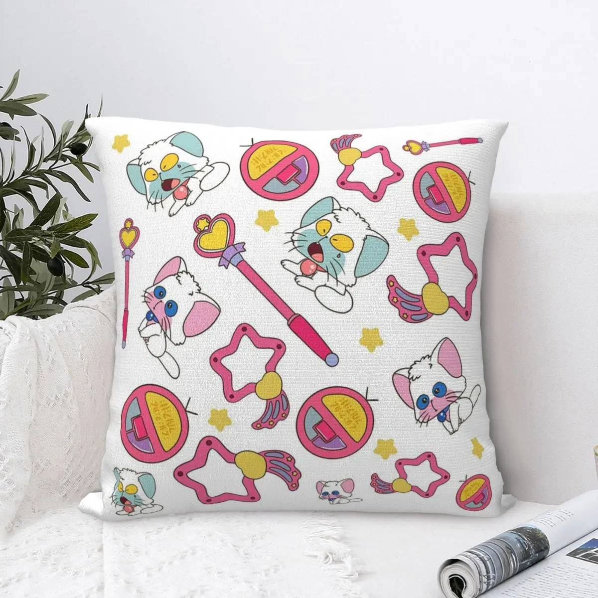 Creamy Mami Design Pillowcase Polyester Pillows Cover Cushion Comfort Throw Pillow Sofa Decorative Cushions Used for Home Sofa