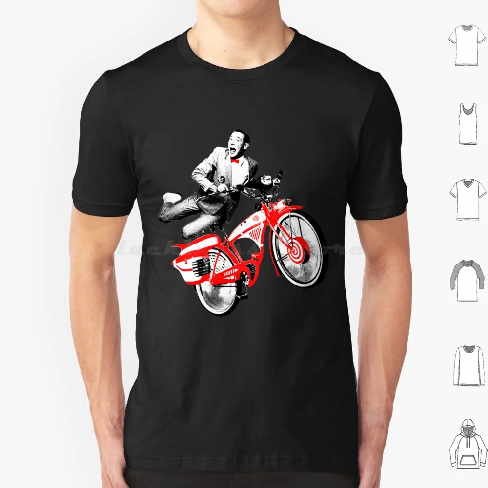 Pee Wee Herman-Pee Wee Herman'S Big Adventure Bike T Shirt Cotton Men Women Diy Print Pee Wee Herman Pee Wees Playhouse Pee