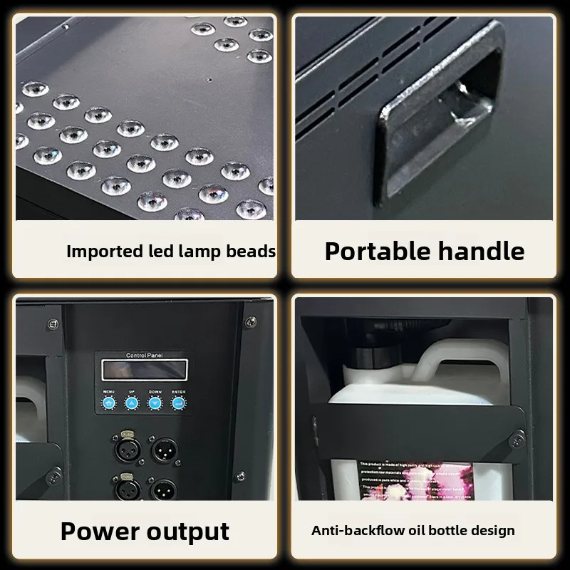 آلة دخان 3500 واط LED آلة دخان عمود نفاث قوي السرعة #3