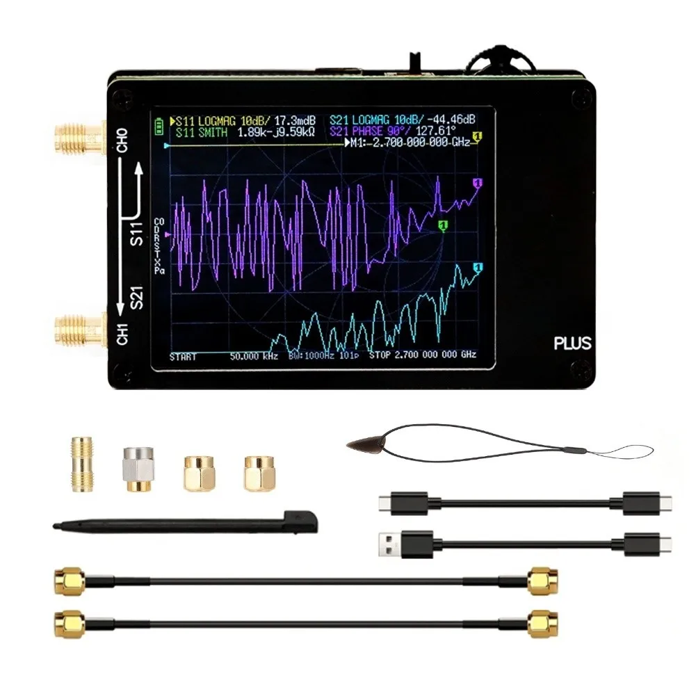 50kHz to 2.7GHz for vna with For NANOVNA Integration for RF Engineers Performing Transmission Line and for antenna Measurements