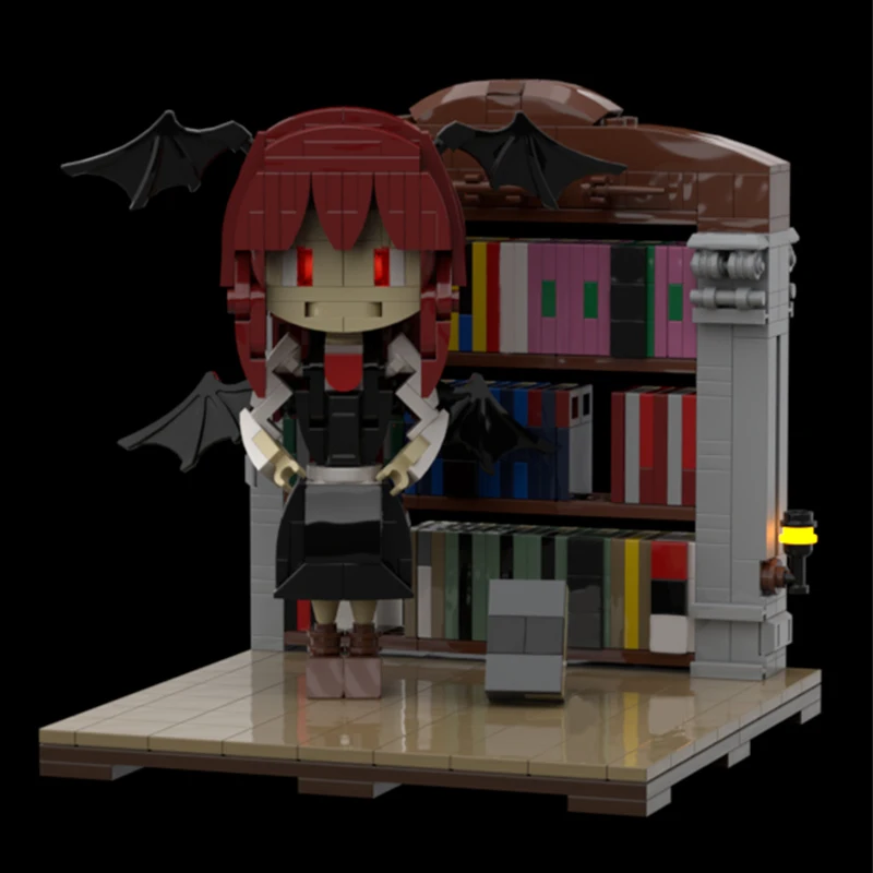 

622PCS MOC Touhou - Koakuma (Chibi) Cute Figure Series Creative Building Block Collection Series Christmas Gift Toys for Girls