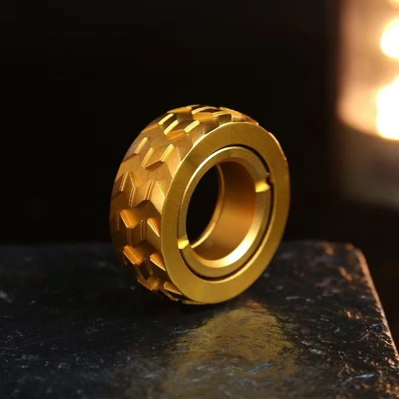 

Новое тактильное кольцо-фиджет в форме шины, механическое кольцо-трещотка, EDC-игрушка, металлическая игрушка-шинка, антистресс-спиннер, игрушка для снятия стресса