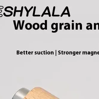 Vara magnética para unhas de olho de gato, cabo de madeira de duas cabeças, caneta magnética forte para esmalte em gel, ferramenta de manicure