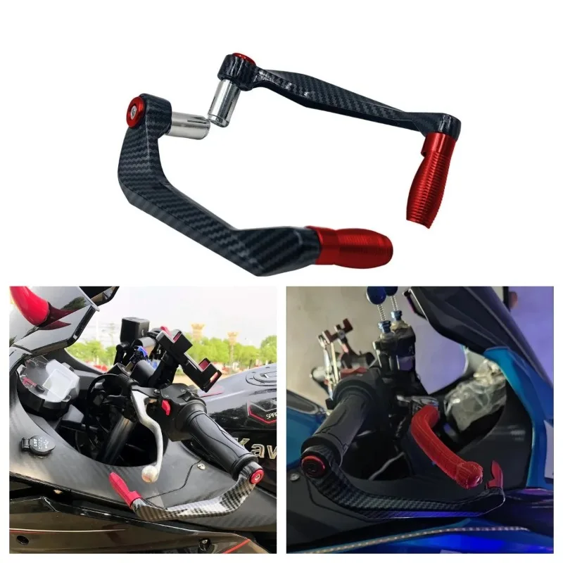 

Motorcycle CNC Aluminum Handlebar Brake and Clutch Lever Hand Guard Shield Gear Modification Accessories