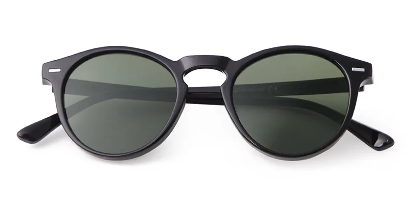 Vintage Mode Runde Sonnenbrille für Damen und Herren 2024 Markendesign Retro Nieten Gelbe Blaue Gläser Eckige Sonnenbrillen Unisex – Detail 28
